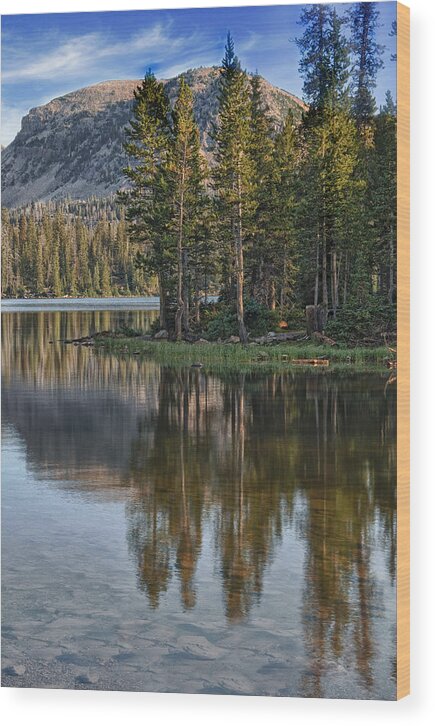 Uinta Mountains Wood Print featuring the photograph Uinta Mountains Utah #4 by Douglas Pulsipher