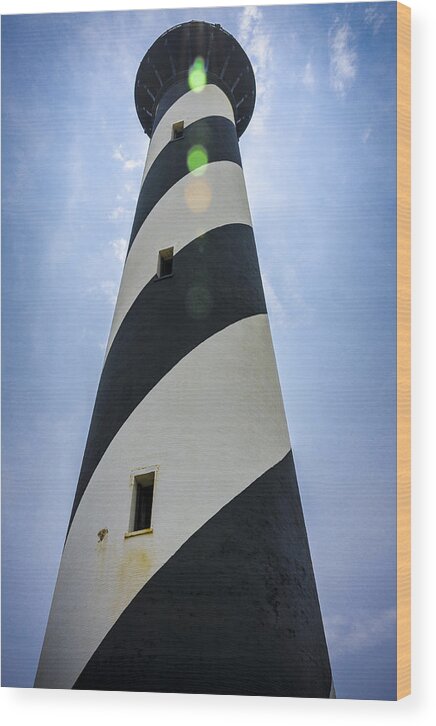 Cape Hatteras Lighthouse Wood Print featuring the photograph Touch the Sky by Bradley Clay