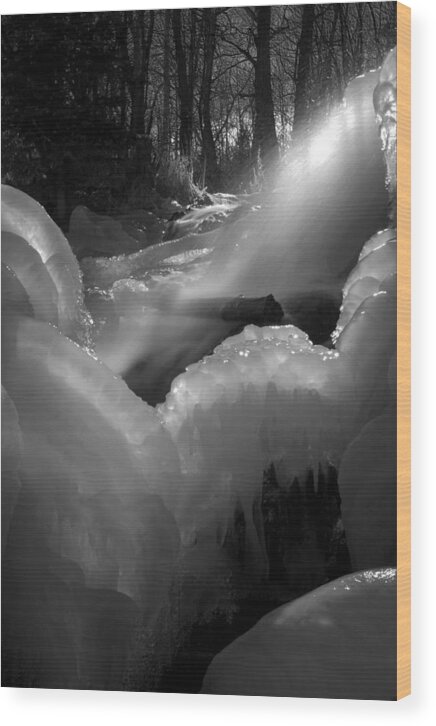 Tufa Waterfalls Wood Print featuring the photograph Transformations by Angelito De Jesus