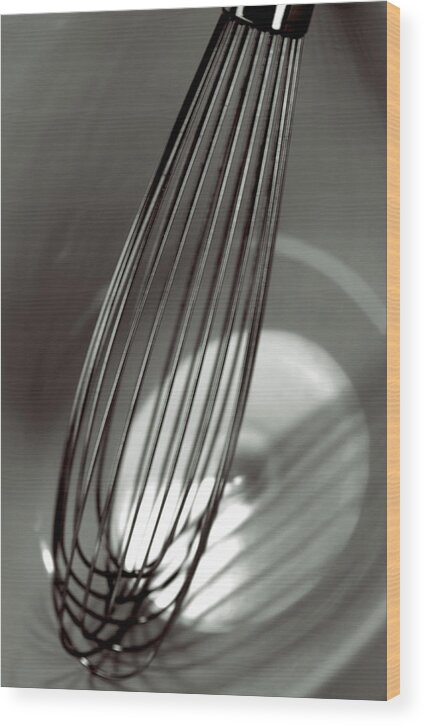 Restaurant Decor Wood Print featuring the photograph Wisk6003 by Matthew Pace