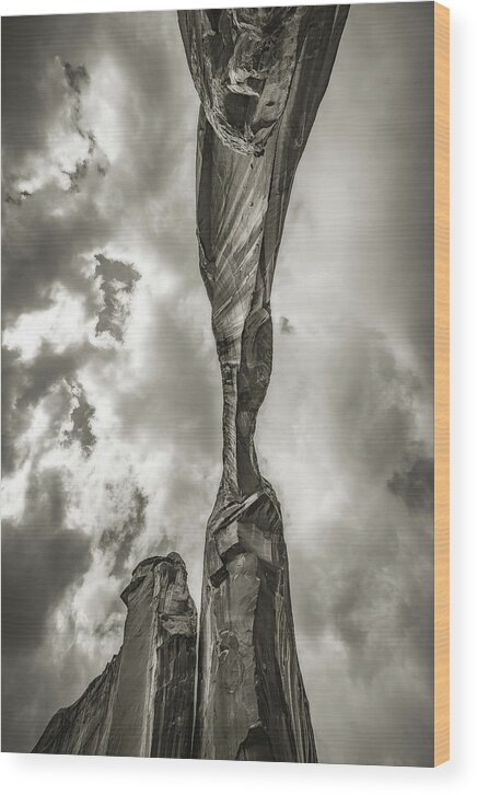 Utah Wood Print featuring the photograph Angel Arch by Whit Richardson
