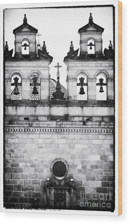 Four Bells In Bogota Wood Print featuring the photograph Four Bells in Bogota by John Rizzuto