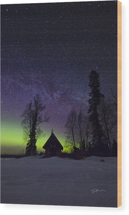 Alaska Wood Print featuring the photograph Homestead by Ed Boudreau