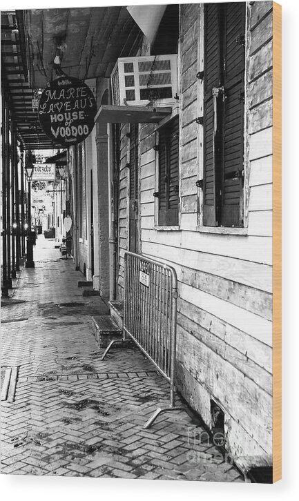 Laveau's Wood Print featuring the photograph Marie Laveau's New Orleans by John Rizzuto