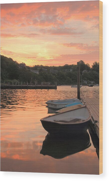 Colorful Wood Print featuring the photograph Morning Calm by Roupen Baker
