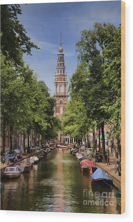  Wood Print featuring the photograph Summer in Amsterdam-2 by Casper Cammeraat