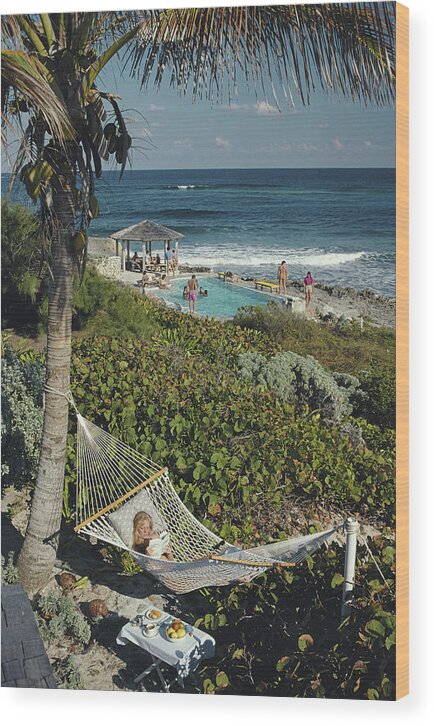 1980-1989 Wood Print featuring the photograph Abaco Holiday by Slim Aarons
