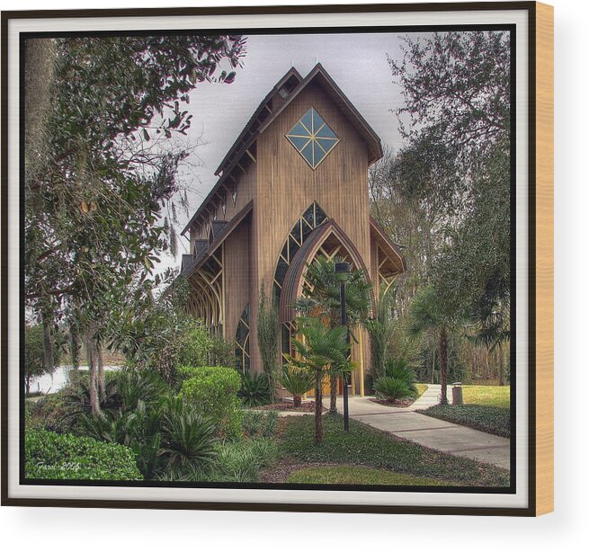 Baughman Meditation Center Wood Print featuring the photograph Baughman Meditation Center #2 by Farol Tomson