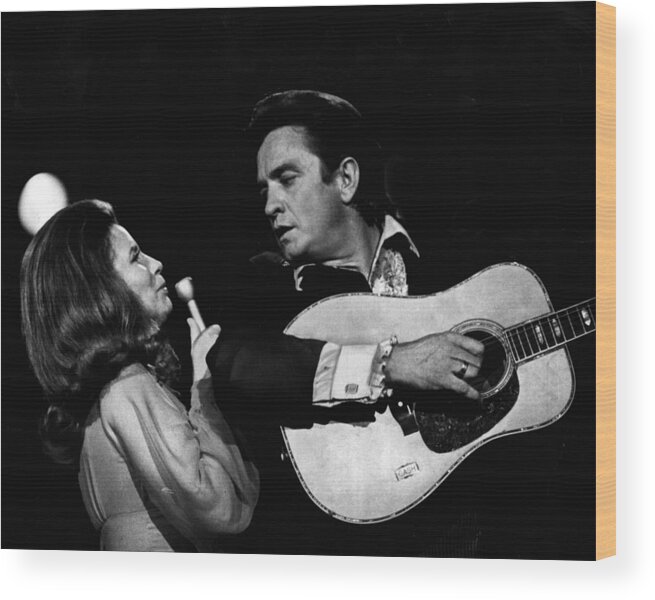 classic Wood Print featuring the photograph Johnny Cash by Retro Images Archive
