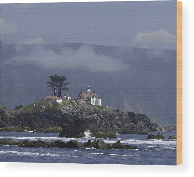 Battery Point Lighthouse Wood Print featuring the photograph Battery Point Lighthouse #2 by Betty Depee