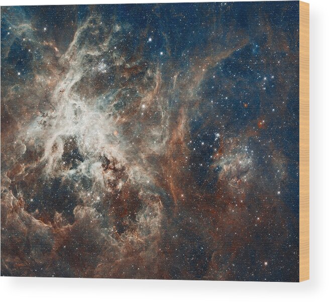 Hubble Wood Print featuring the photograph 30 Doradus by Eric Glaser