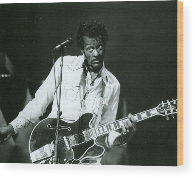 classic Wood Print featuring the photograph Chuck Berry #5 by Retro Images Archive