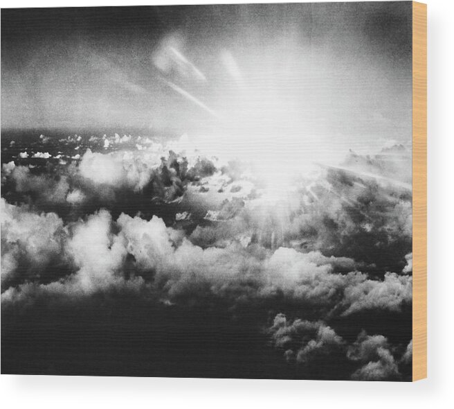 Able Day Wood Print featuring the photograph Able Day Atom Bomb Test by Us National Archives
