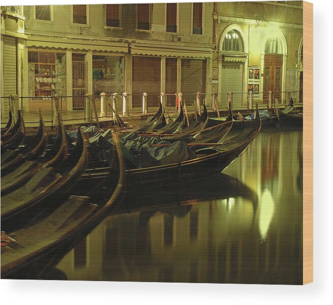 Venice Wood Print featuring the photograph After The Romance by George Buxbaum