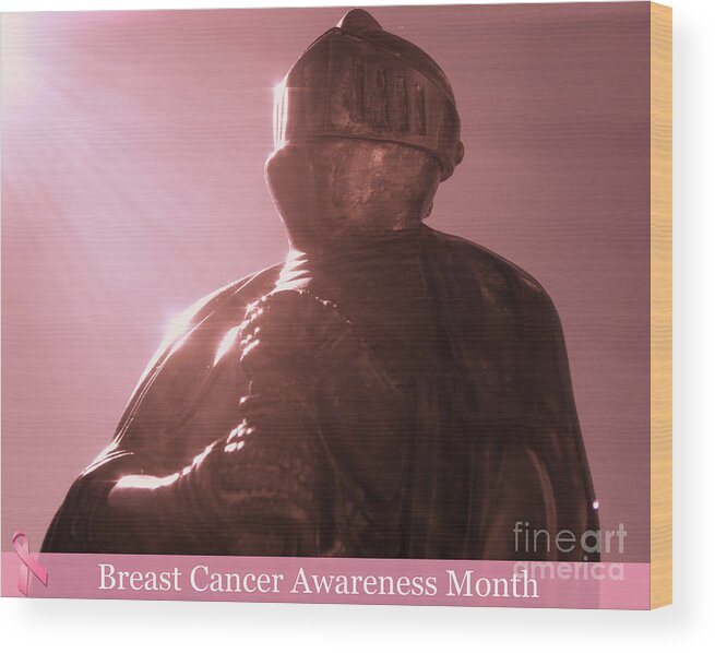 Breast Cancer Awareness Wood Print featuring the photograph All for One Cause by Kristine Nora
