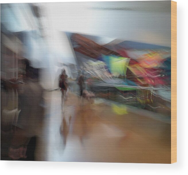 Impressionist Wood Print featuring the photograph Angularity by Alex Lapidus