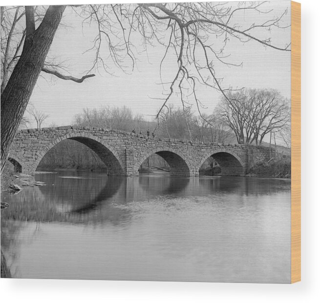 Bridge Wood Print featuring the photograph Arch Bridge by William Haggart