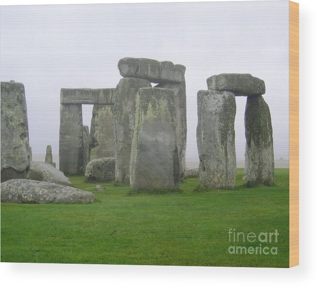 Stonehenge Wood Print featuring the photograph Balance by Denise Railey
