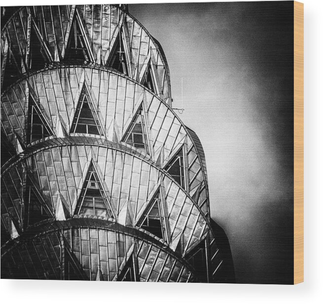 Chrysler Building Wood Print featuring the photograph Chrysler Building Crown by James Howe
