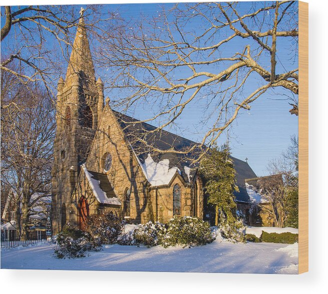 Church Wood Print featuring the photograph Church of the Messiah by Jennifer Kano