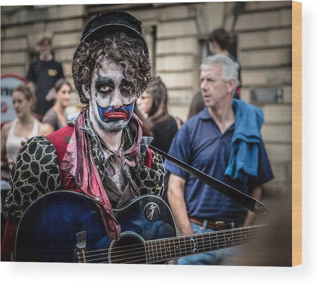 Travel Wood Print featuring the photograph Clowning by Matthew Onheiber