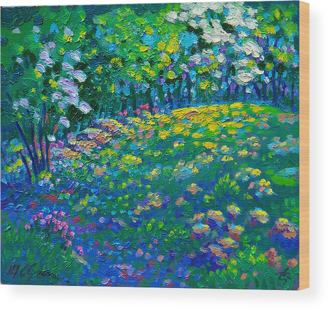 Pennsylvania Wood Print featuring the painting Dogwoods Day by Michael Gross