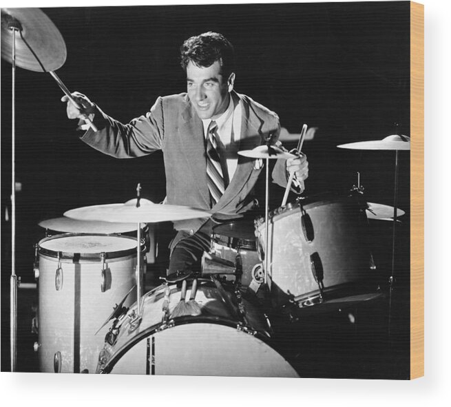 1947 Wood Print featuring the photograph Drummer Gene Krupa by Underwood Archives