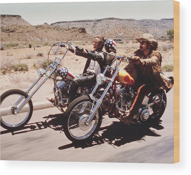 Easy Rider Wood Print featuring the photograph Easy Rider by Silver Screen