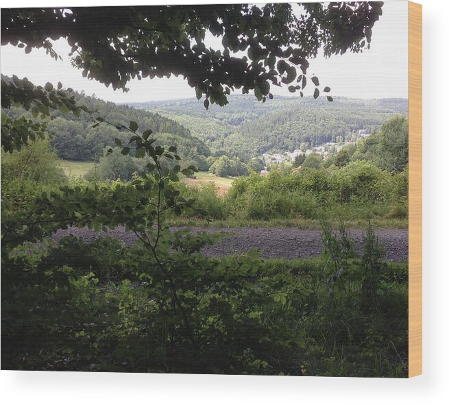 Forest Wood Print featuring the photograph Emerging Gently by Kate Gibson Oswald