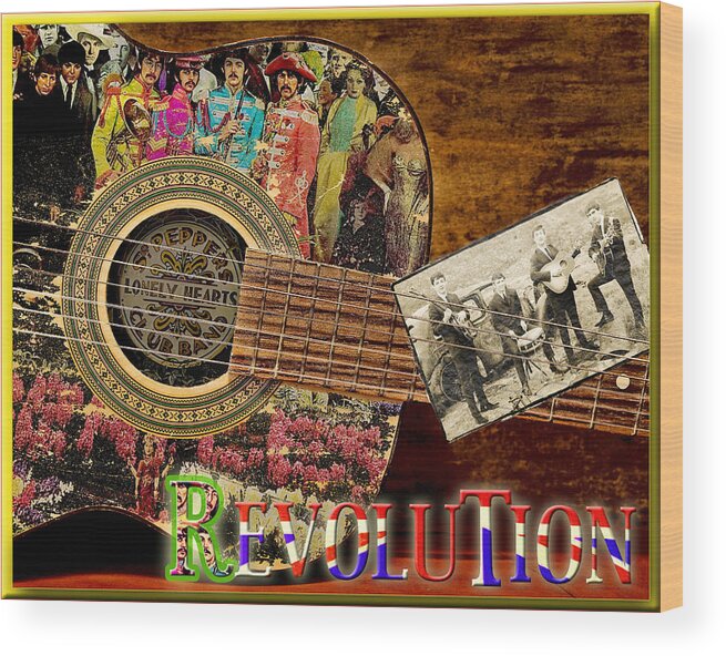 Music Wood Print featuring the photograph Evolution by John Anderson
