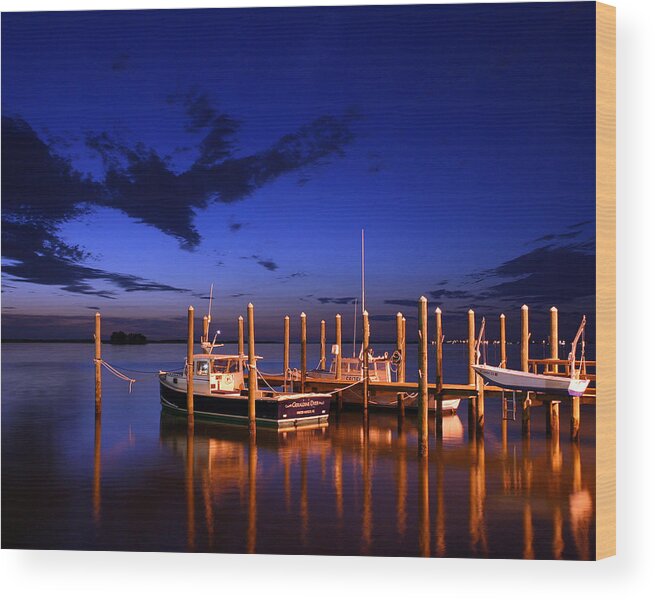 Boat Wood Print featuring the photograph Geraldine Dyer Dunedin by Christopher McKenzie