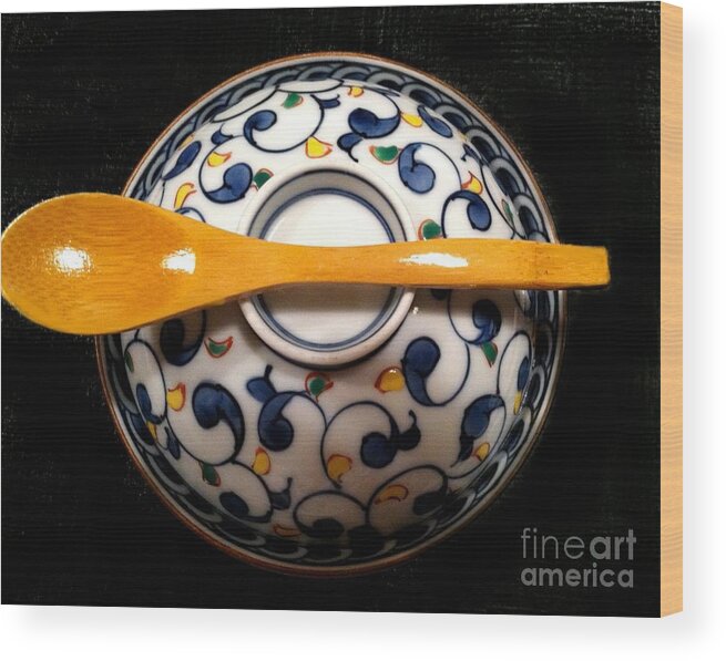 Japan Wood Print featuring the photograph Japanese Bowl by Carol Sweetwood