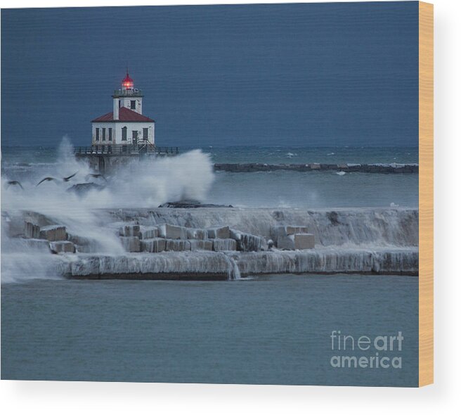 Lighthouse Wood Print featuring the photograph Lighting the Way by Rod Best