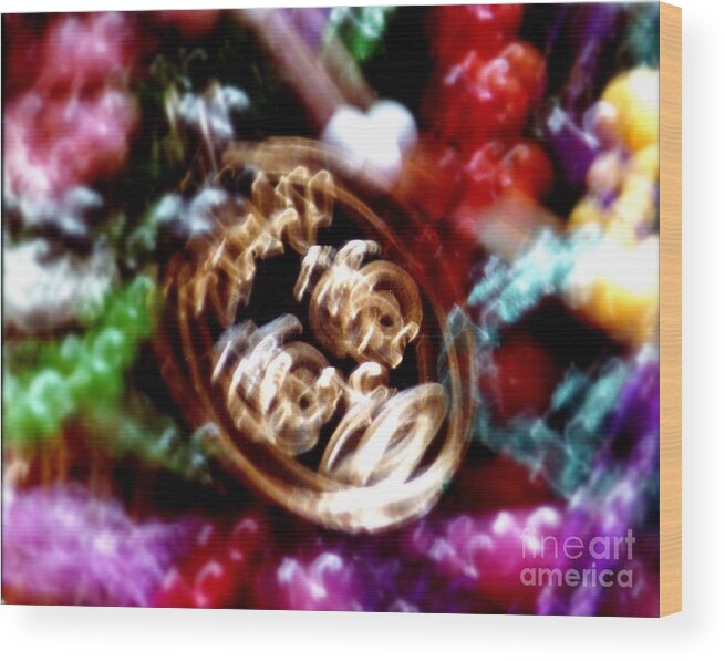 Nola Wood Print featuring the photograph New Orleans Mardi Gras Madness In Louisiana by Michael Hoard