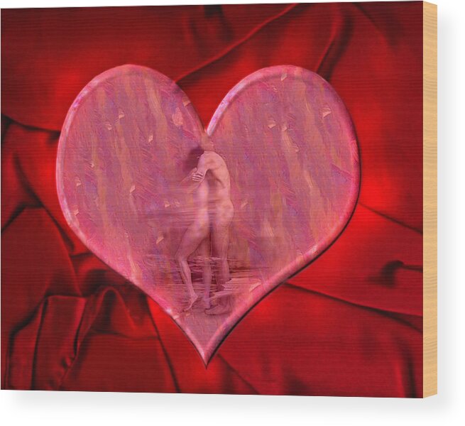 Lovers Wood Print featuring the photograph My Heart's Desire 2 by Kurt Van Wagner
