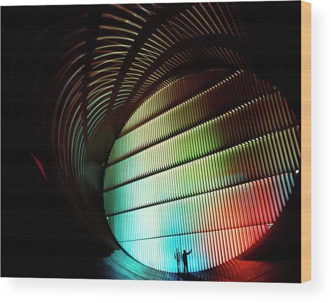 People Wood Print featuring the photograph Nasa's Transonic Wind Tunnel by Nasa/bill Taub