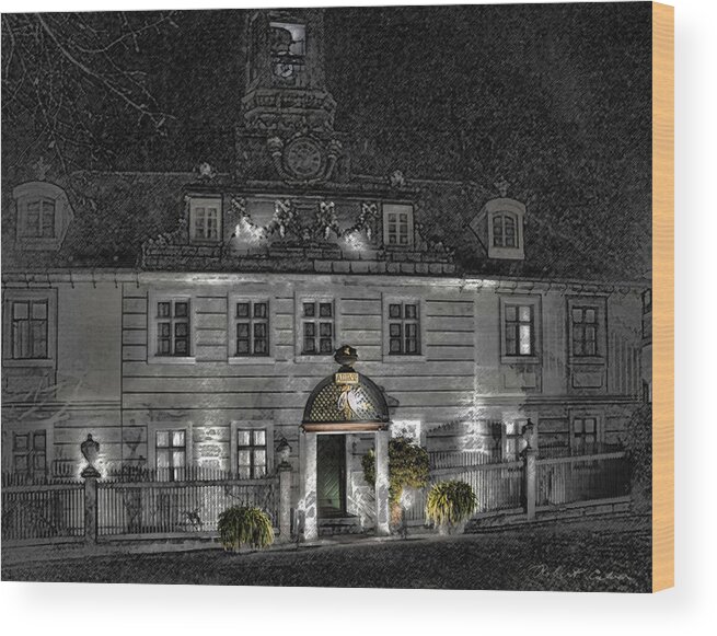 Hotel Photographs Wood Print featuring the photograph Old Hotel II by Robert Culver