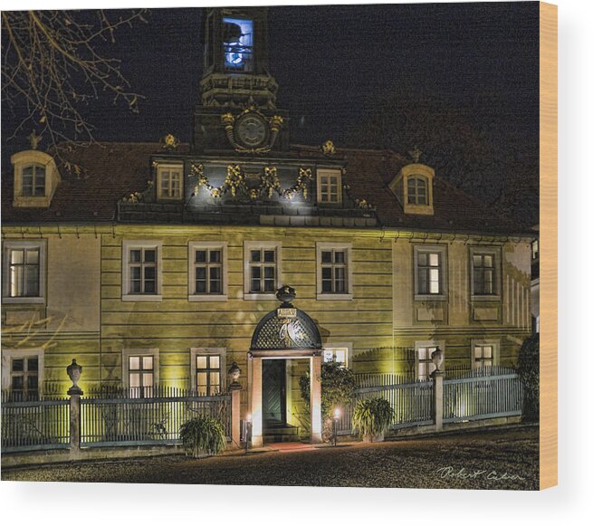 Hotel Wood Print featuring the photograph Old Hotel by Robert Culver