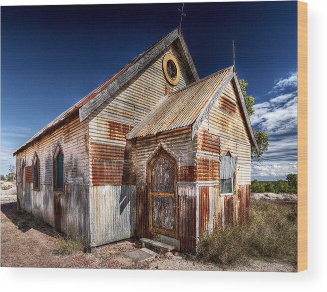 Outback Wood Print featuring the photograph Outback by Russell Brown