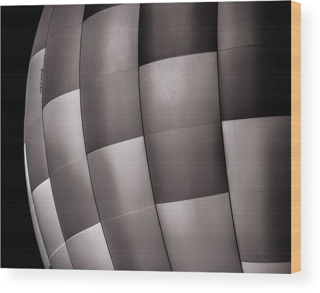 Circle Wood Print featuring the photograph Shades of Gray by Bob Orsillo