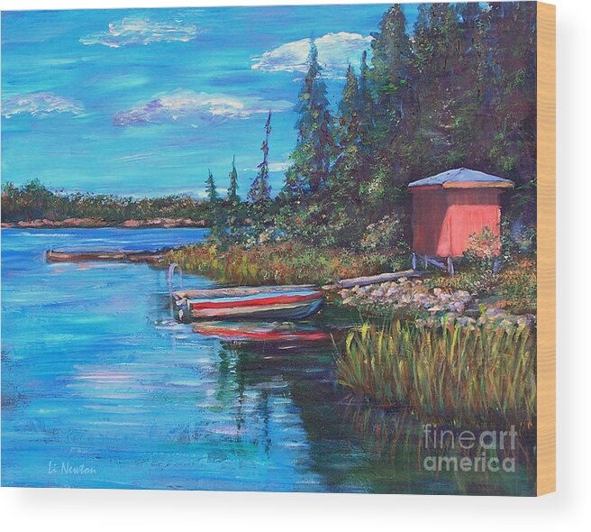 Acrylic Wood Print featuring the photograph The Quiet Place by Li Newton