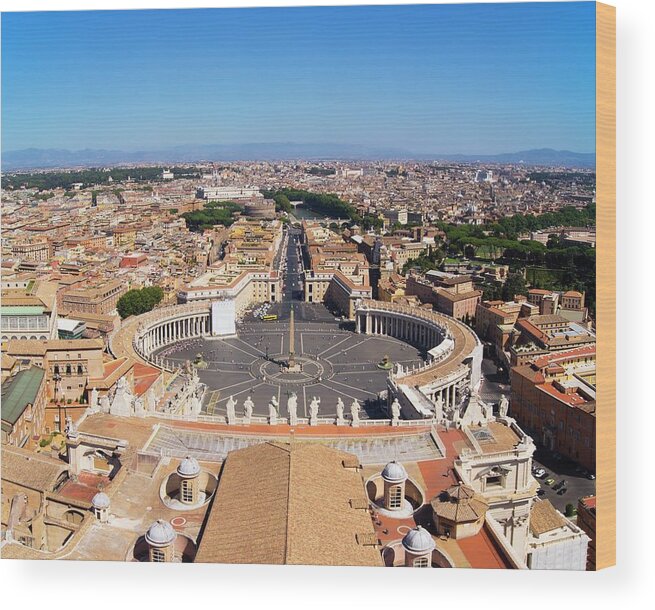 Vatican Wood Print featuring the photograph Vatican City by Mark Williamson