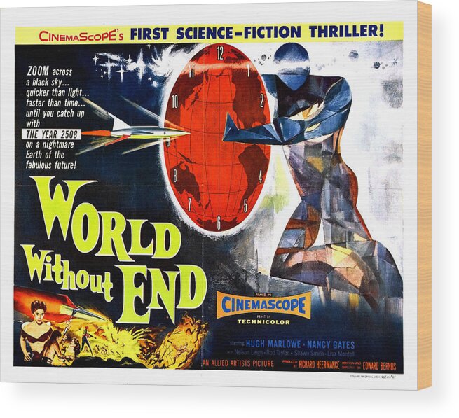 Movies Wood Print featuring the photograph World Without End Poster by Gianfranco Weiss