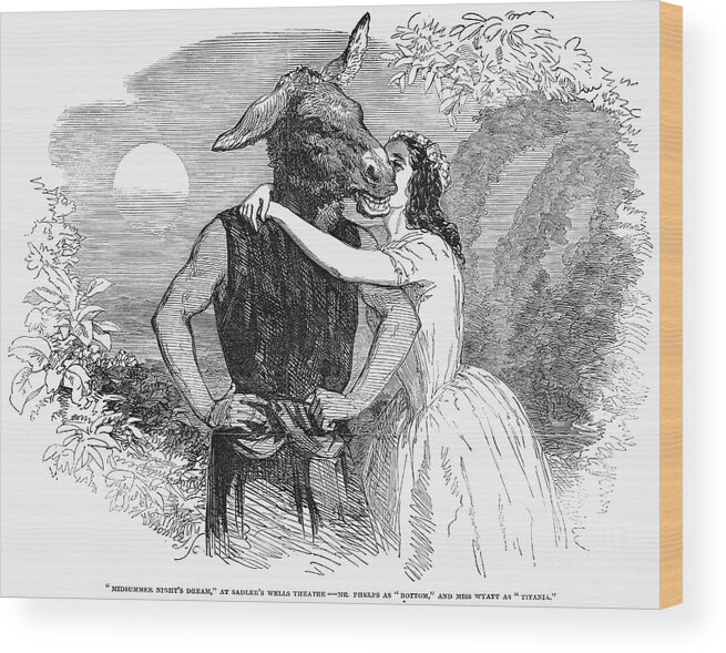 1853 Wood Print featuring the photograph A Midsummer Nights Dream by Granger