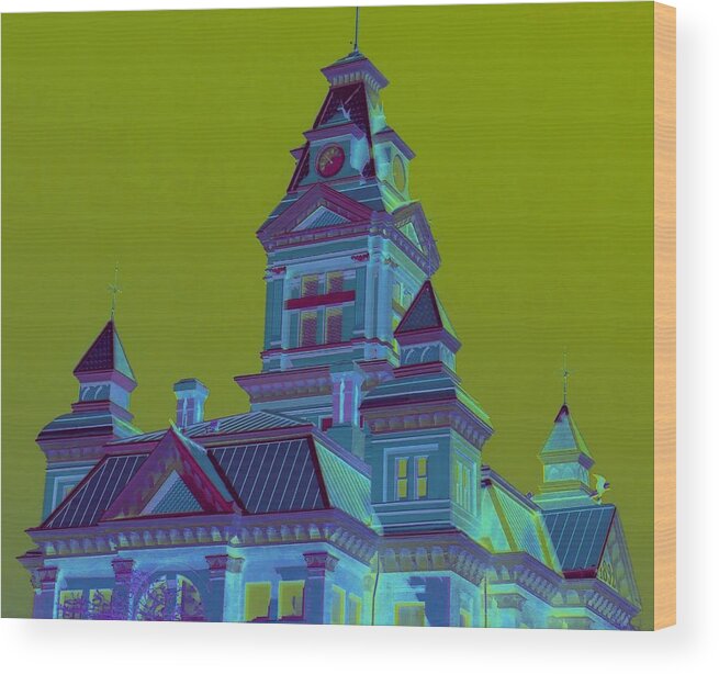 Bellingham Wood Print featuring the photograph Bellingham Old City Hall by Randall Weidner