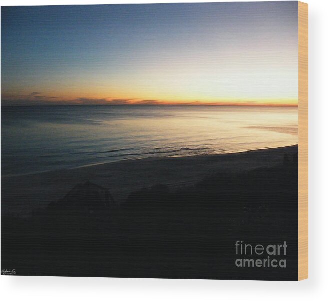 Sunset Wood Print featuring the photograph Last of the Day by Lizi Beard-Ward