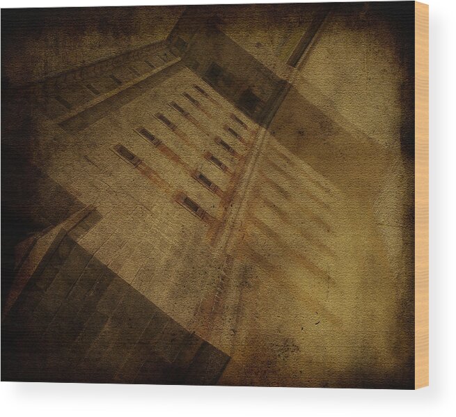 Fort Delaware Wood Print featuring the photograph Reflection At Fort Delaware by Trish Tritz
