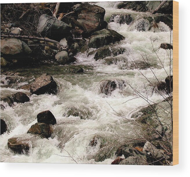  Wood Print featuring the photograph Seasonal Creek by William McCoy
