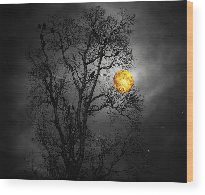 Bare Wood Print featuring the photograph Something Wicked This Way Comes by Michele Cornelius