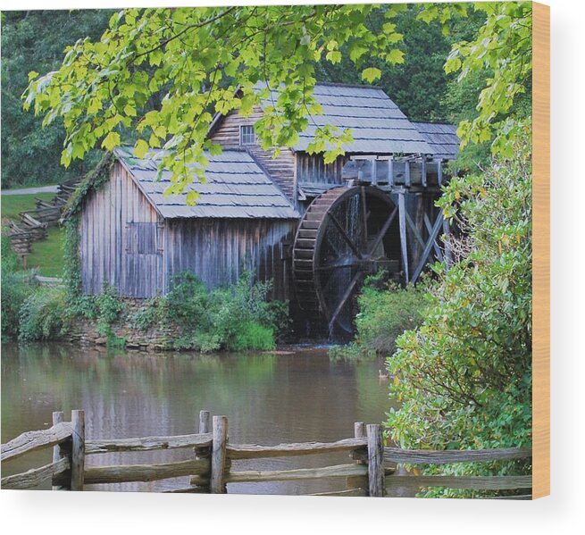 Grist Wood Print featuring the photograph Stream power by Bill Hosford